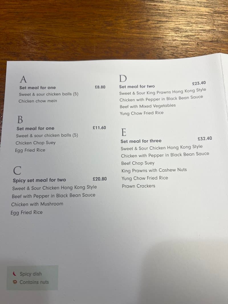 Master Chef — takeaways in Fareham
